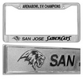 Chrome Plated Zinc Insert License Plate Frame (Overseas Production)